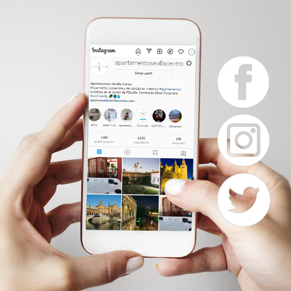gestion redes sociales apartamentos sevilla centro