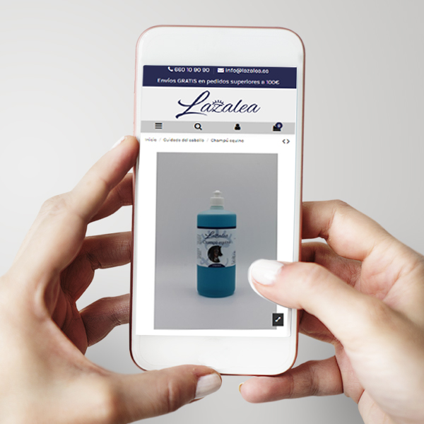 diseño tienda online lazalea