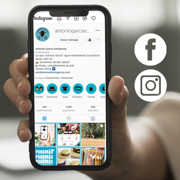gestion redes sociales sombreros antonio garcia