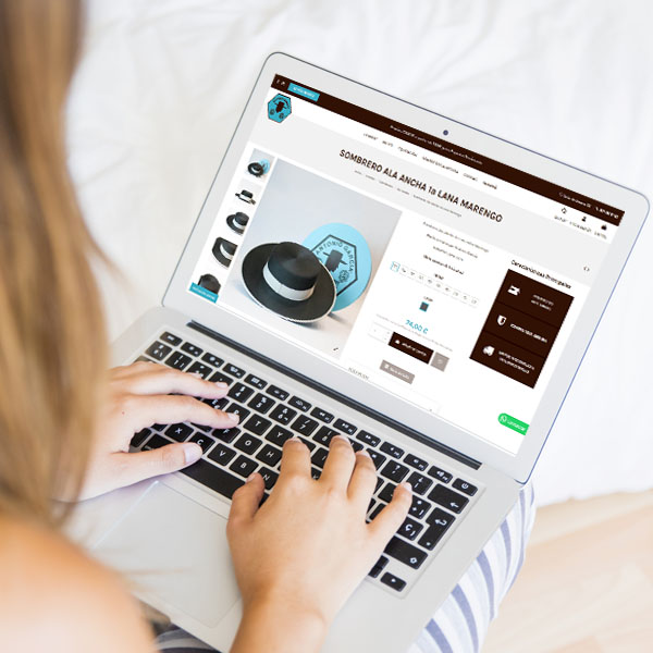 diseño tienda online sombreros antonio garcia