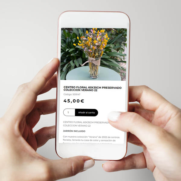 diseño tienda online en woocommerce para blanco azahar